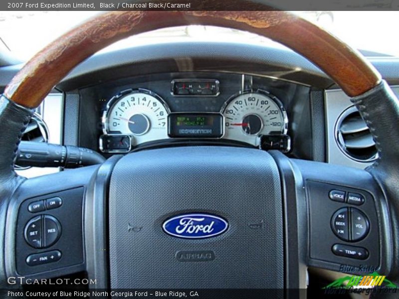 Black / Charcoal Black/Caramel 2007 Ford Expedition Limited