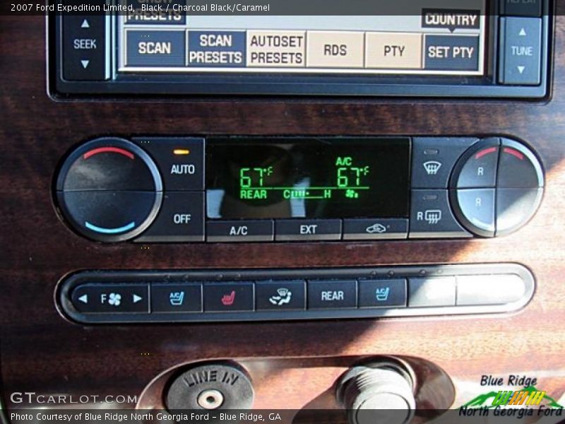 Black / Charcoal Black/Caramel 2007 Ford Expedition Limited