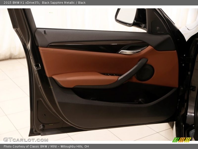 Black Sapphire Metallic / Black 2015 BMW X1 xDrive35i