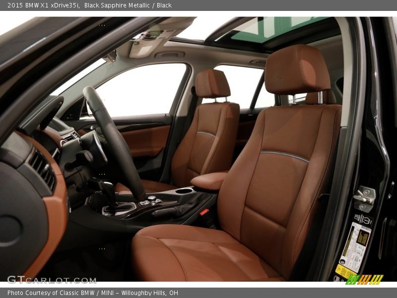 Black Sapphire Metallic / Black 2015 BMW X1 xDrive35i