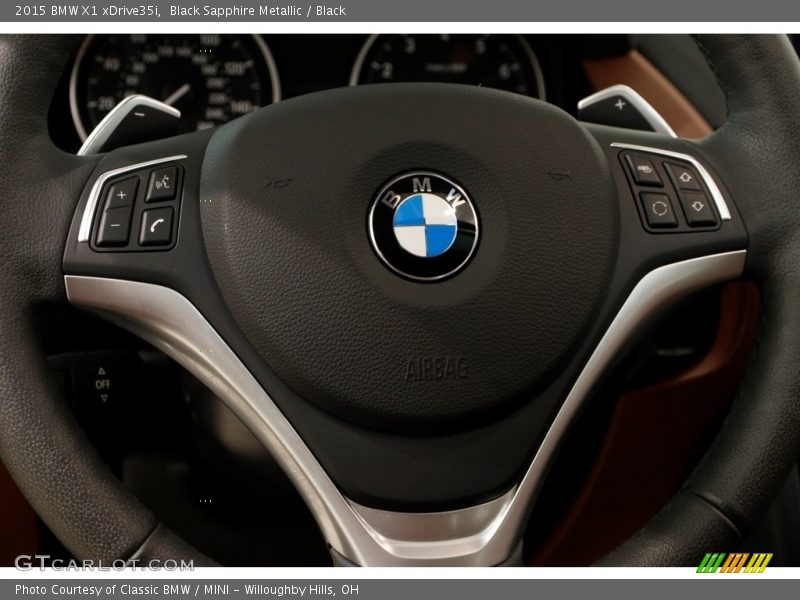 Black Sapphire Metallic / Black 2015 BMW X1 xDrive35i