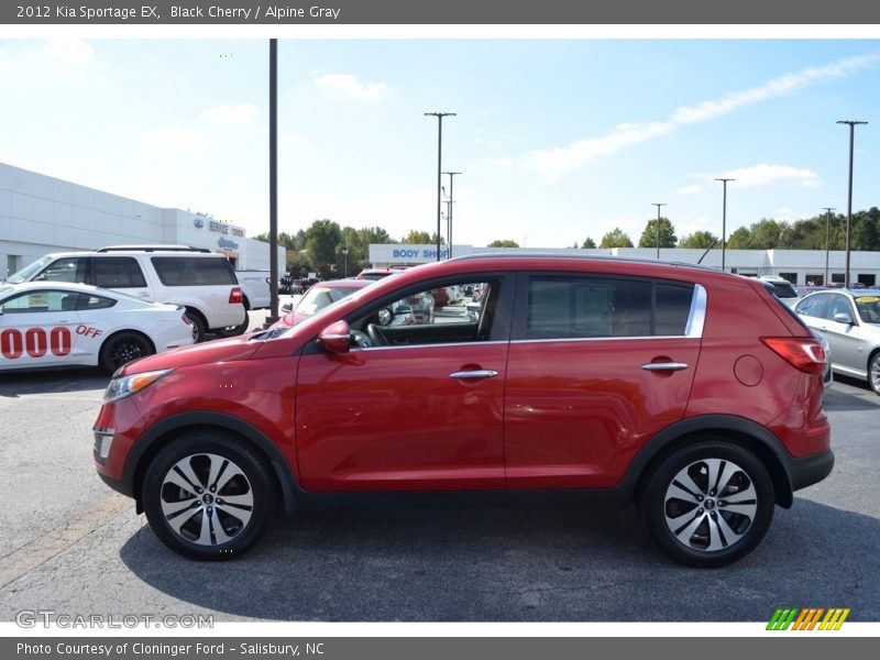 Black Cherry / Alpine Gray 2012 Kia Sportage EX