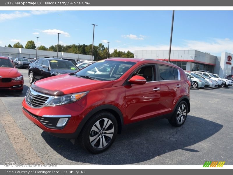 Black Cherry / Alpine Gray 2012 Kia Sportage EX