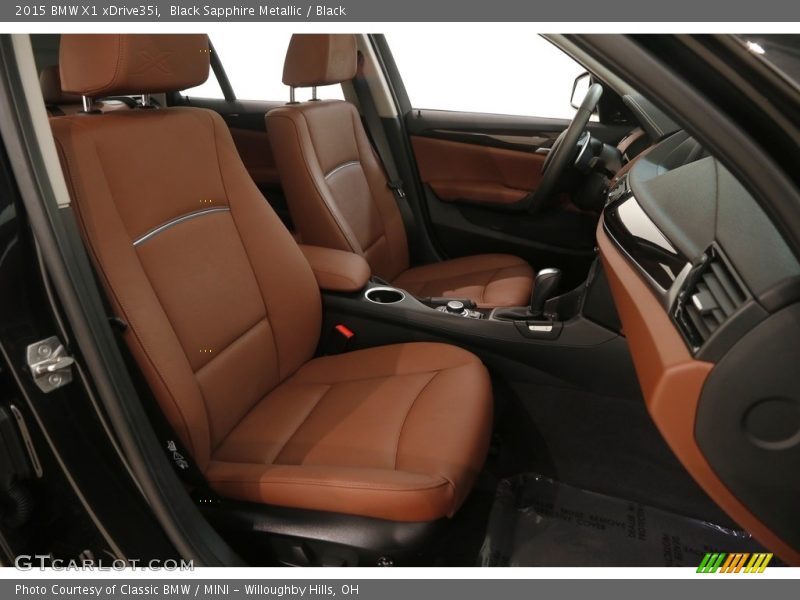 Black Sapphire Metallic / Black 2015 BMW X1 xDrive35i