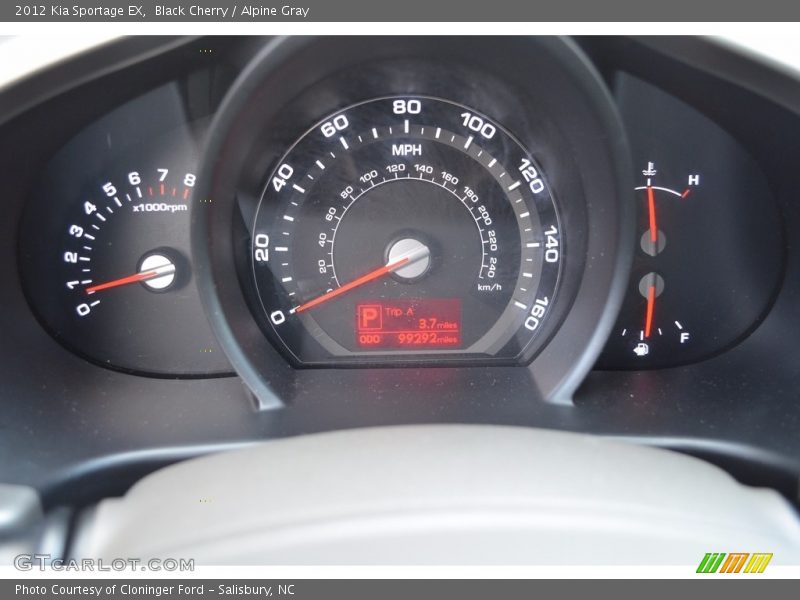 Black Cherry / Alpine Gray 2012 Kia Sportage EX