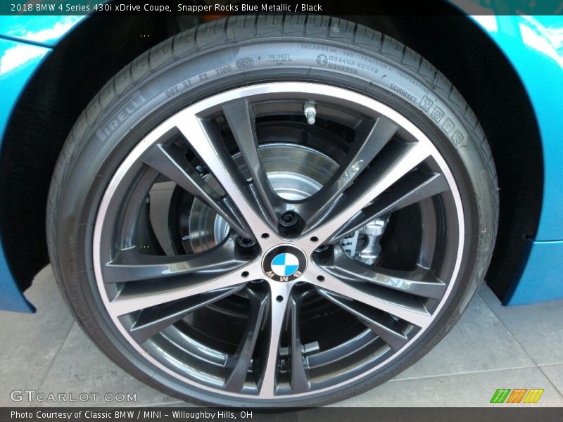 Snapper Rocks Blue Metallic / Black 2018 BMW 4 Series 430i xDrive Coupe