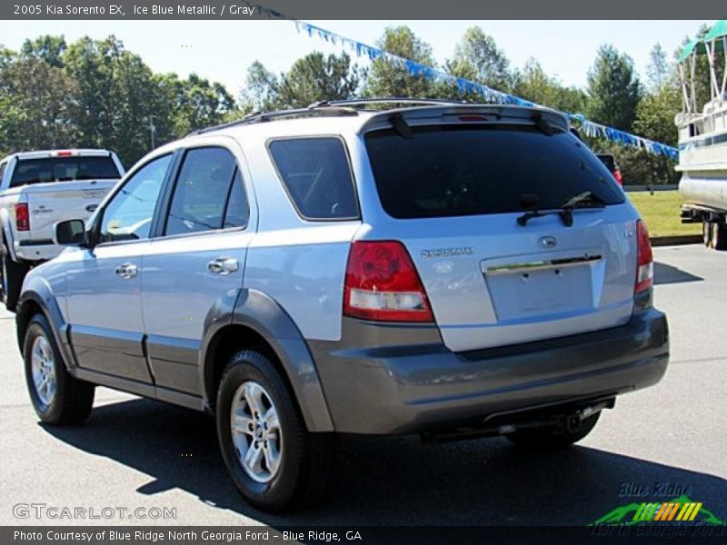 Ice Blue Metallic / Gray 2005 Kia Sorento EX