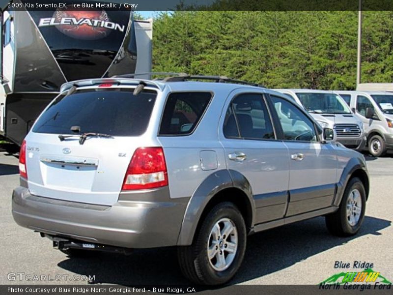 Ice Blue Metallic / Gray 2005 Kia Sorento EX