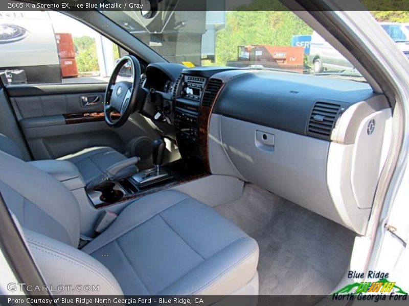 Ice Blue Metallic / Gray 2005 Kia Sorento EX