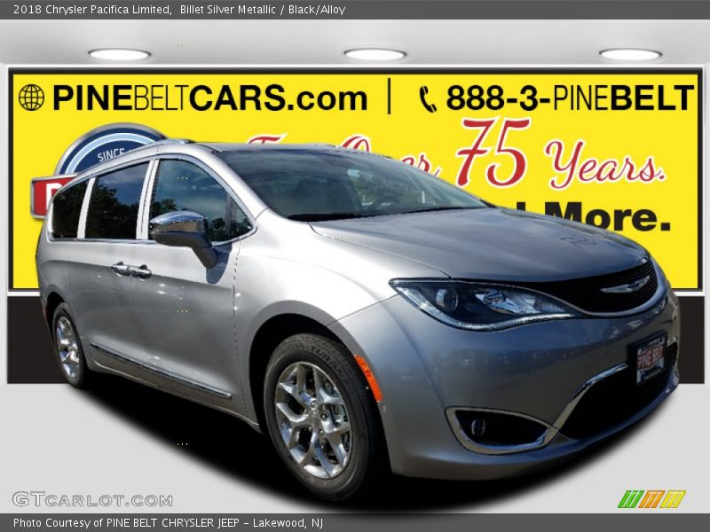 Billet Silver Metallic / Black/Alloy 2018 Chrysler Pacifica Limited