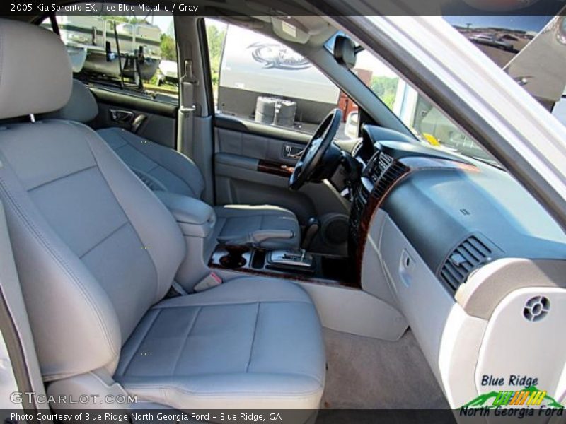 Ice Blue Metallic / Gray 2005 Kia Sorento EX