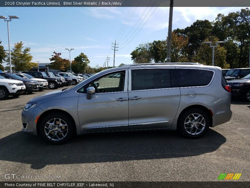 Billet Silver Metallic / Black/Alloy 2018 Chrysler Pacifica Limited