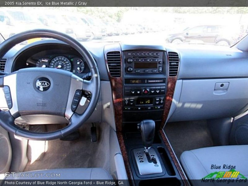 Ice Blue Metallic / Gray 2005 Kia Sorento EX