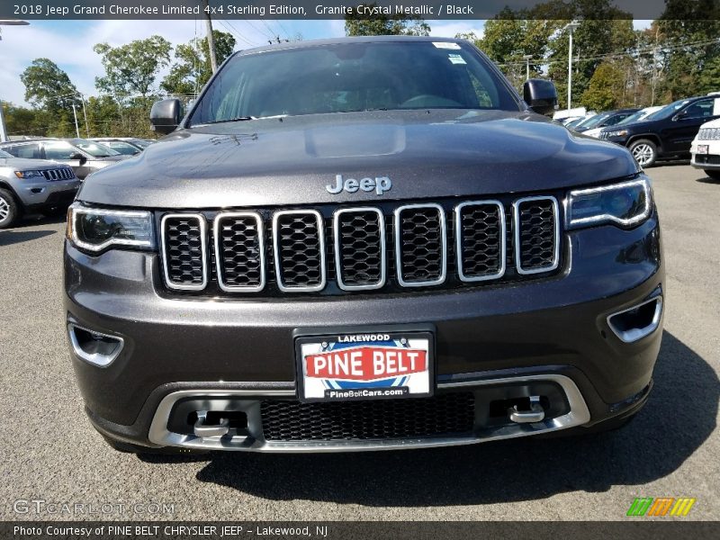 Granite Crystal Metallic / Black 2018 Jeep Grand Cherokee Limited 4x4 Sterling Edition