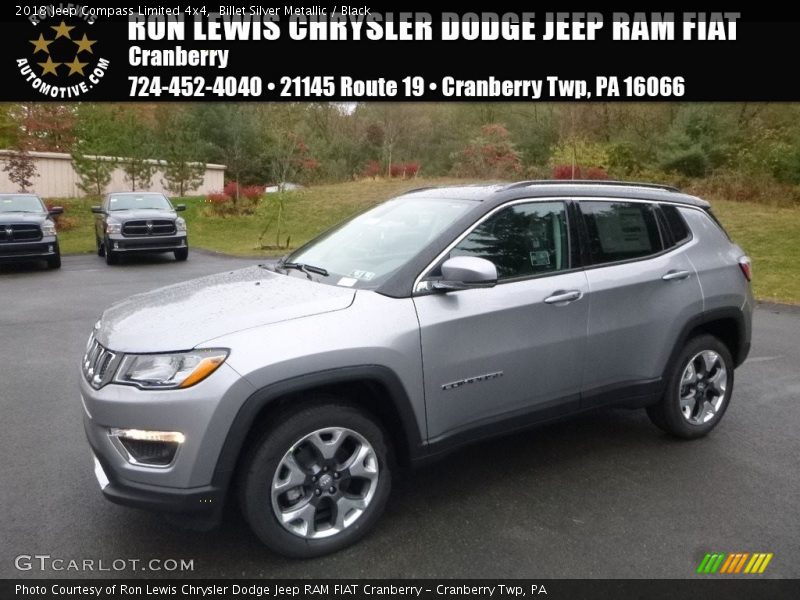 Billet Silver Metallic / Black 2018 Jeep Compass Limited 4x4