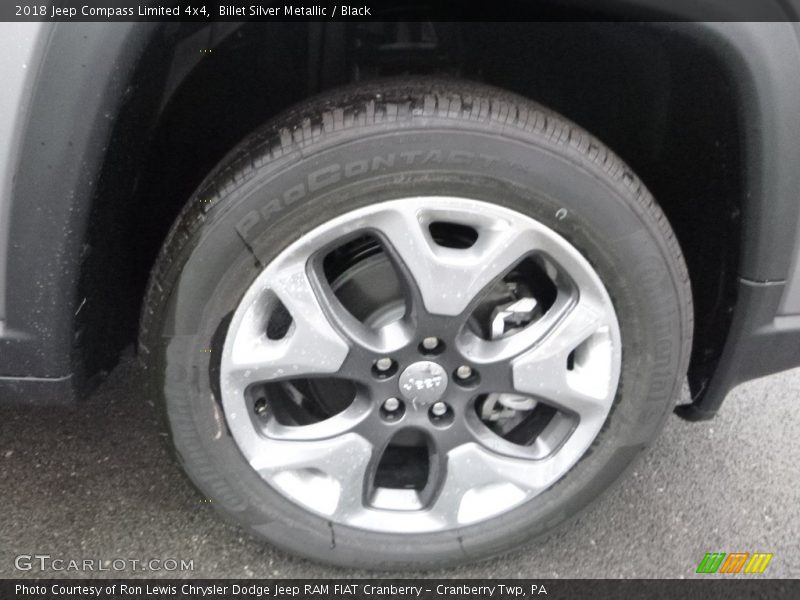 Billet Silver Metallic / Black 2018 Jeep Compass Limited 4x4