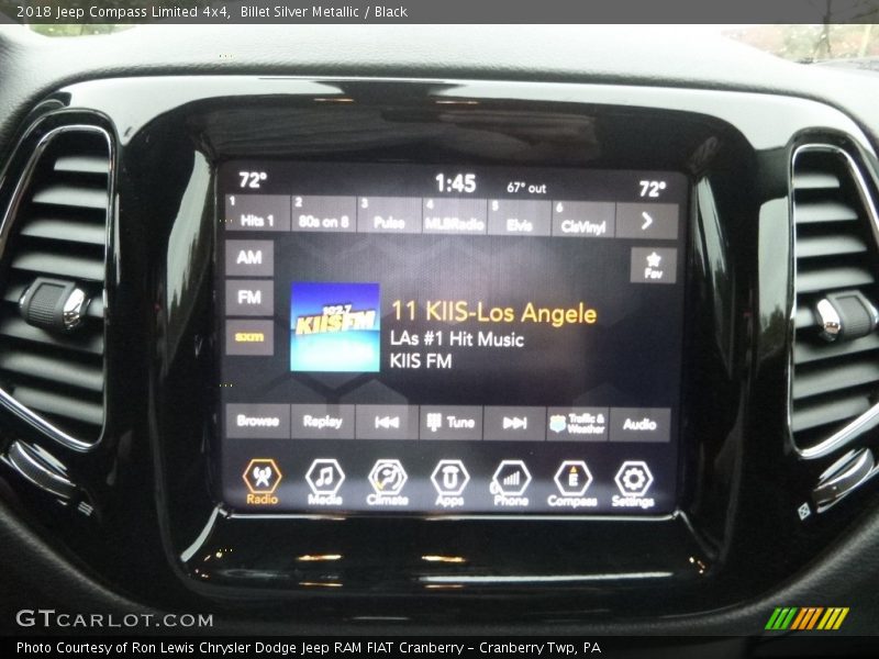 Billet Silver Metallic / Black 2018 Jeep Compass Limited 4x4