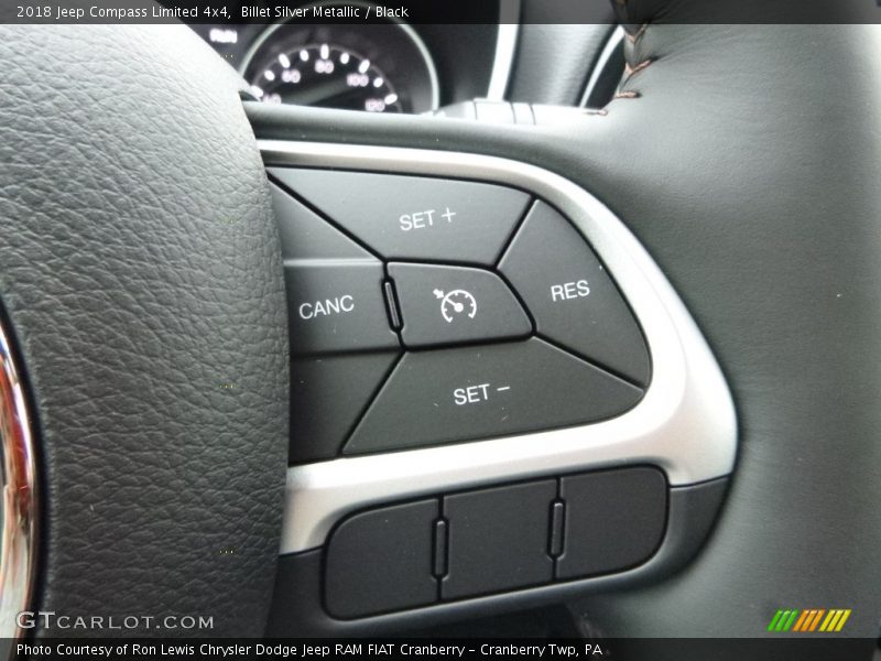 Billet Silver Metallic / Black 2018 Jeep Compass Limited 4x4