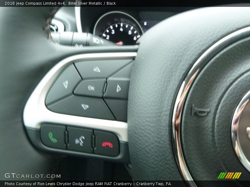 Billet Silver Metallic / Black 2018 Jeep Compass Limited 4x4