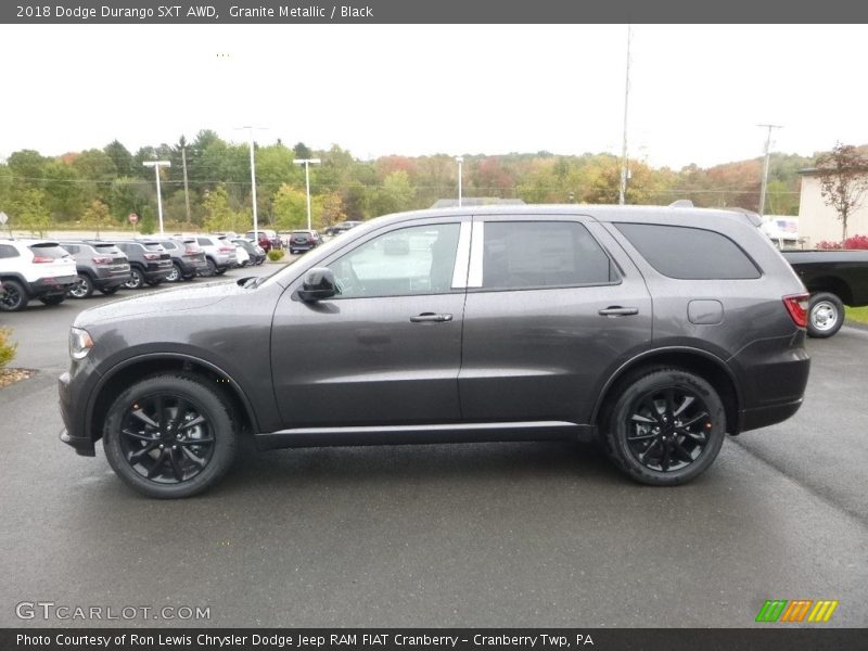 Granite Metallic / Black 2018 Dodge Durango SXT AWD