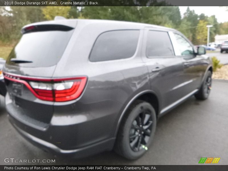 Granite Metallic / Black 2018 Dodge Durango SXT AWD