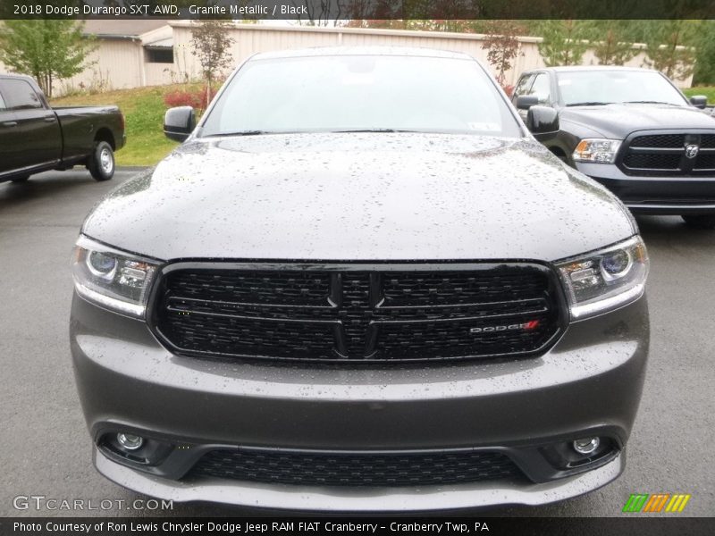 Granite Metallic / Black 2018 Dodge Durango SXT AWD