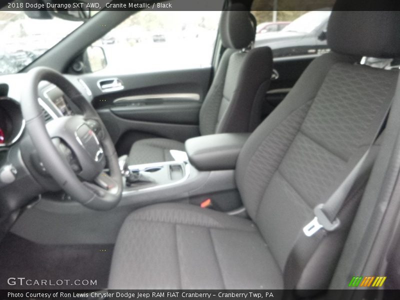 Granite Metallic / Black 2018 Dodge Durango SXT AWD