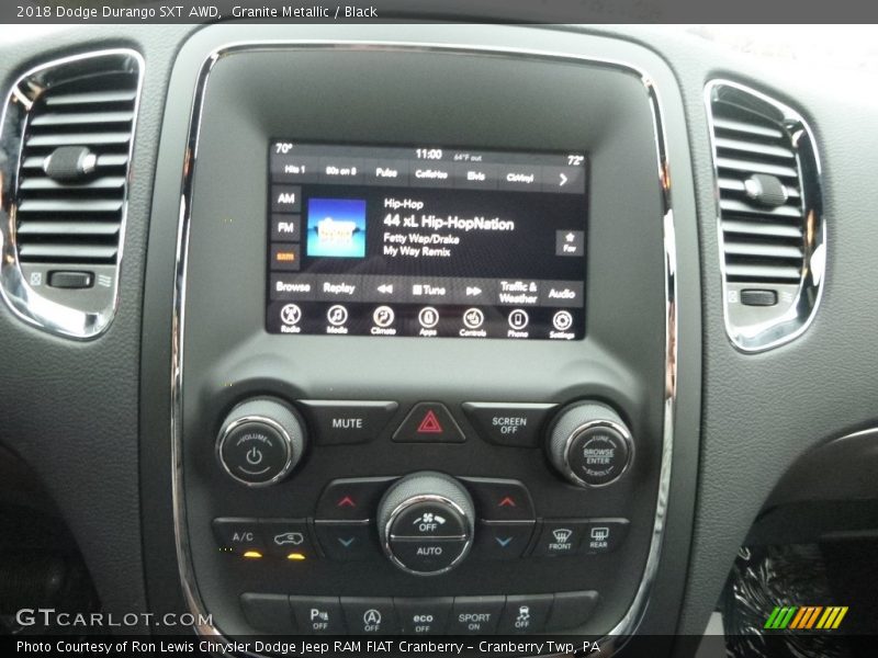 Granite Metallic / Black 2018 Dodge Durango SXT AWD