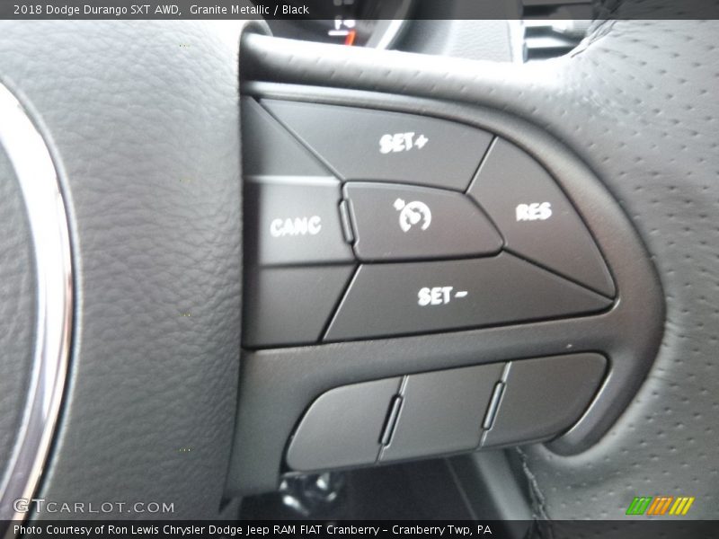 Granite Metallic / Black 2018 Dodge Durango SXT AWD