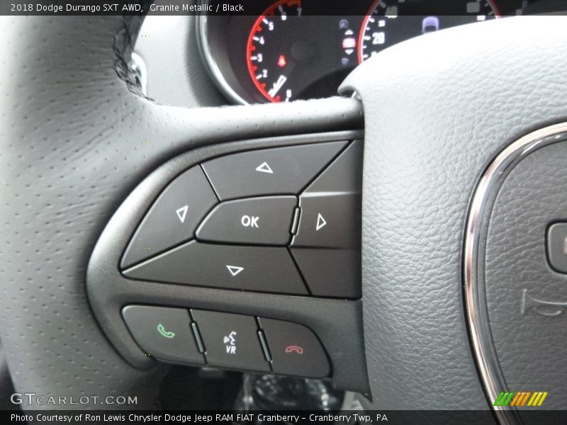 Granite Metallic / Black 2018 Dodge Durango SXT AWD