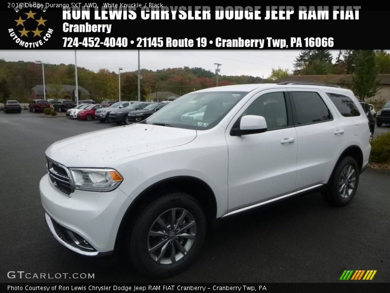 White Knuckle / Black 2018 Dodge Durango SXT AWD