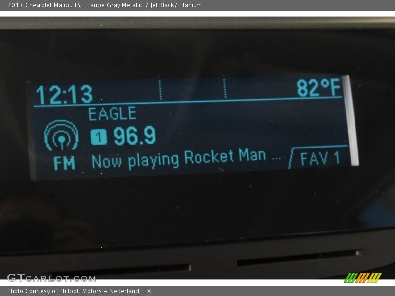 Taupe Gray Metallic / Jet Black/Titanium 2013 Chevrolet Malibu LS