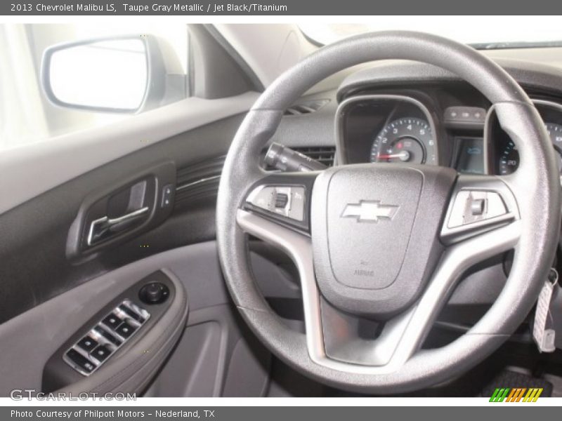 Taupe Gray Metallic / Jet Black/Titanium 2013 Chevrolet Malibu LS