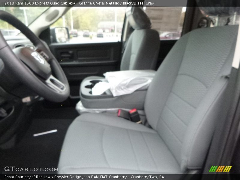 Granite Crystal Metallic / Black/Diesel Gray 2018 Ram 1500 Express Quad Cab 4x4