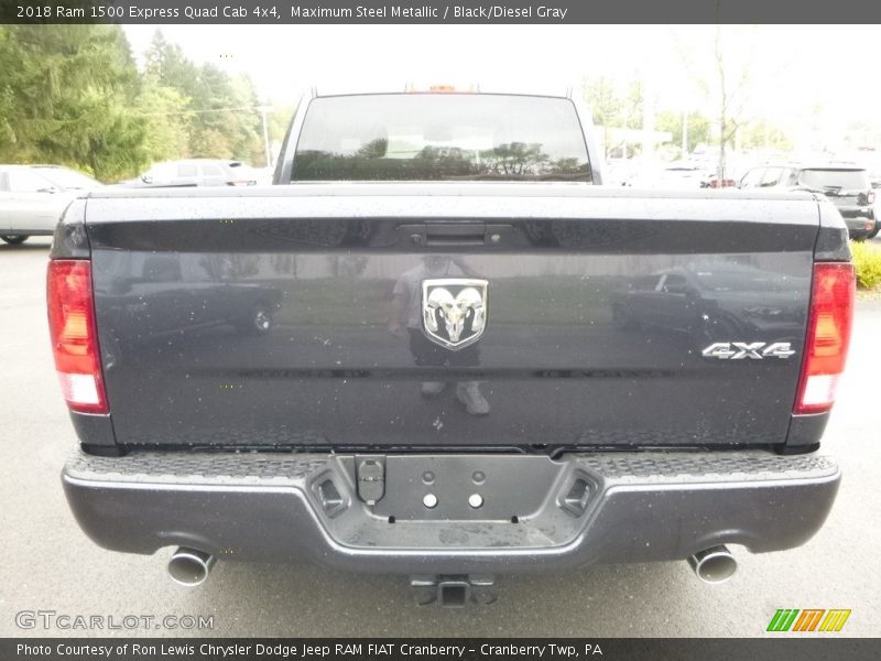 Maximum Steel Metallic / Black/Diesel Gray 2018 Ram 1500 Express Quad Cab 4x4