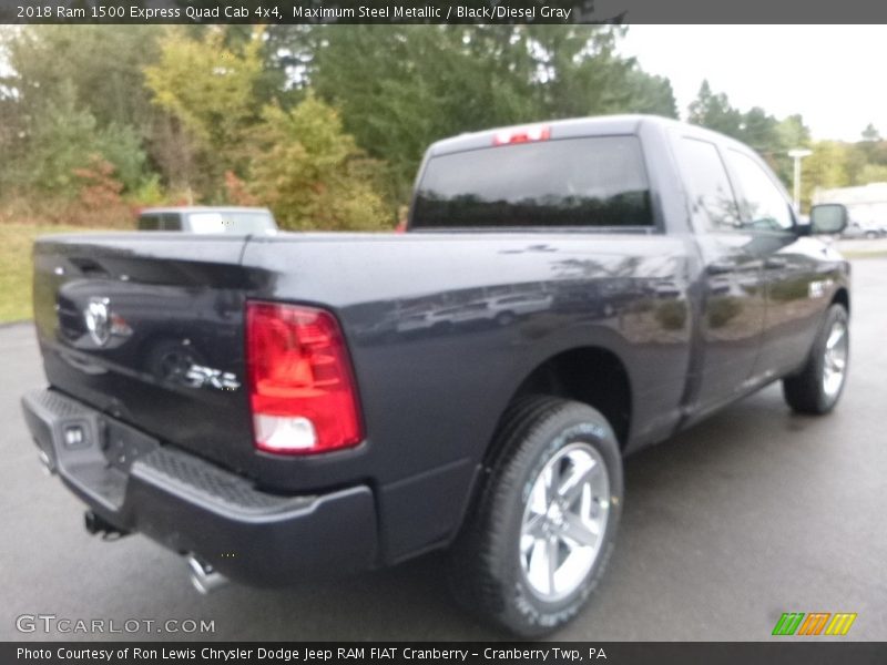 Maximum Steel Metallic / Black/Diesel Gray 2018 Ram 1500 Express Quad Cab 4x4