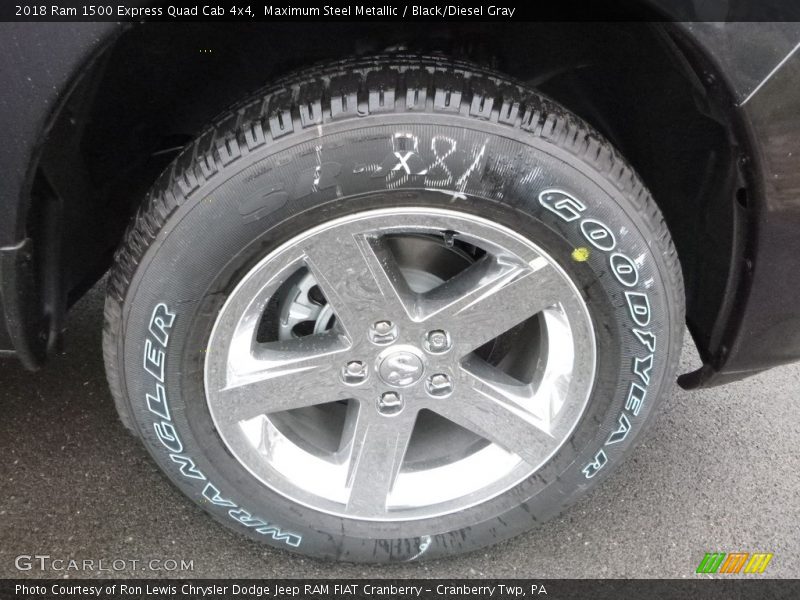 Maximum Steel Metallic / Black/Diesel Gray 2018 Ram 1500 Express Quad Cab 4x4