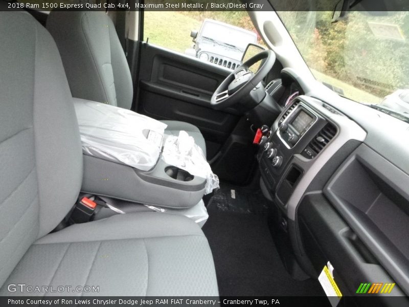 Maximum Steel Metallic / Black/Diesel Gray 2018 Ram 1500 Express Quad Cab 4x4
