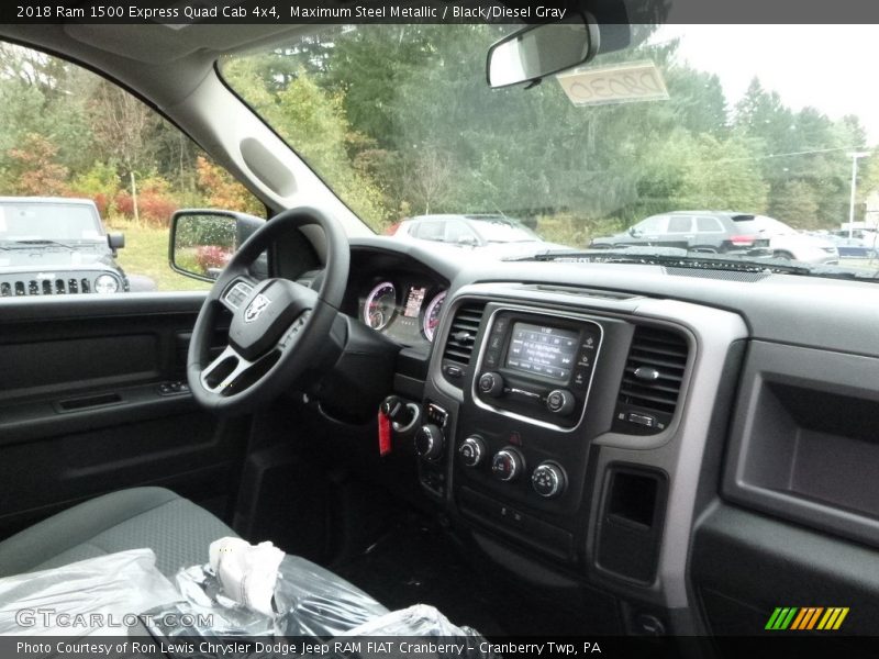 Maximum Steel Metallic / Black/Diesel Gray 2018 Ram 1500 Express Quad Cab 4x4