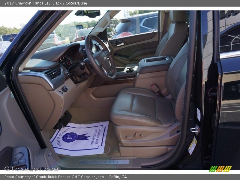 Black / Cocoa/Dune 2017 Chevrolet Tahoe LT