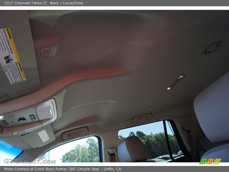 Black / Cocoa/Dune 2017 Chevrolet Tahoe LT