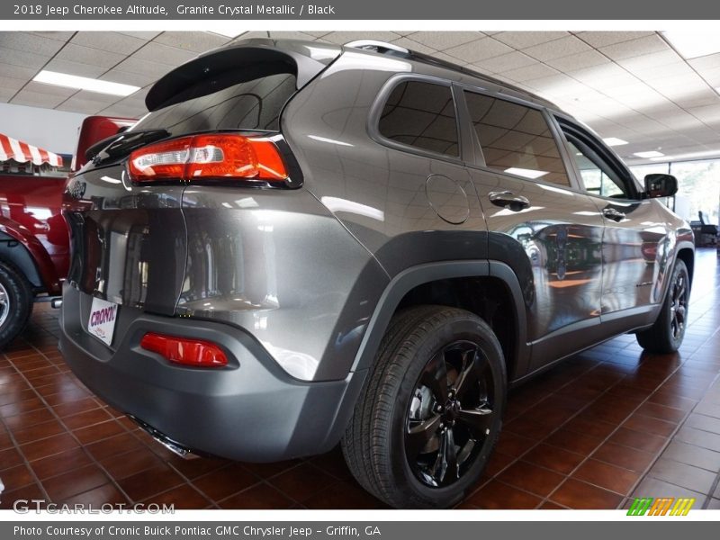 Granite Crystal Metallic / Black 2018 Jeep Cherokee Altitude