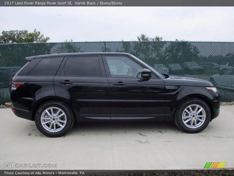 Narvik Black / Ebony/Ebony 2017 Land Rover Range Rover Sport SE