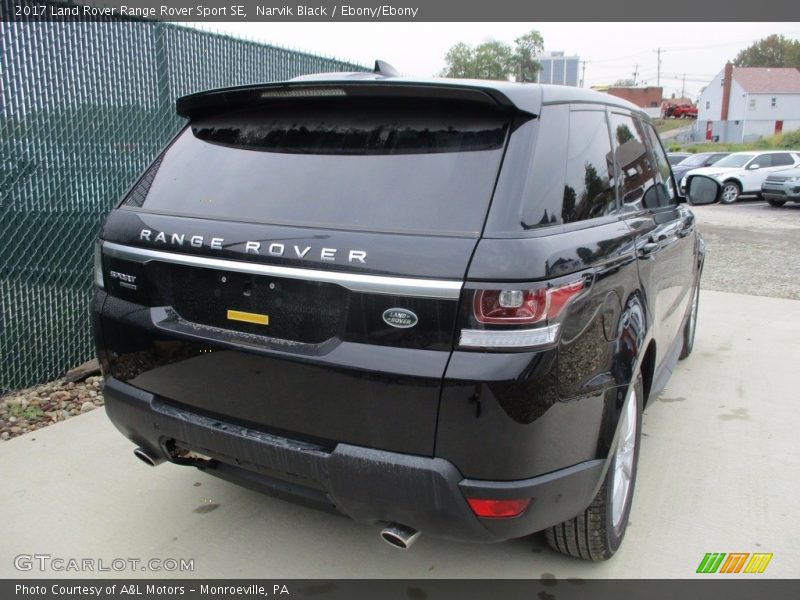 Narvik Black / Ebony/Ebony 2017 Land Rover Range Rover Sport SE