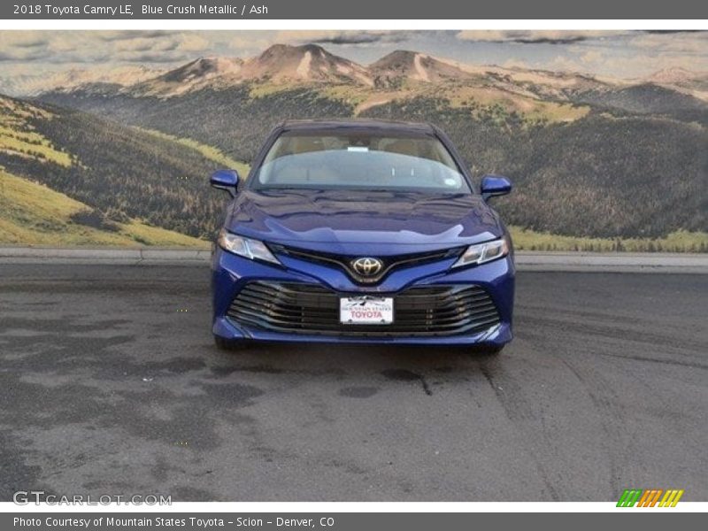 Blue Crush Metallic / Ash 2018 Toyota Camry LE