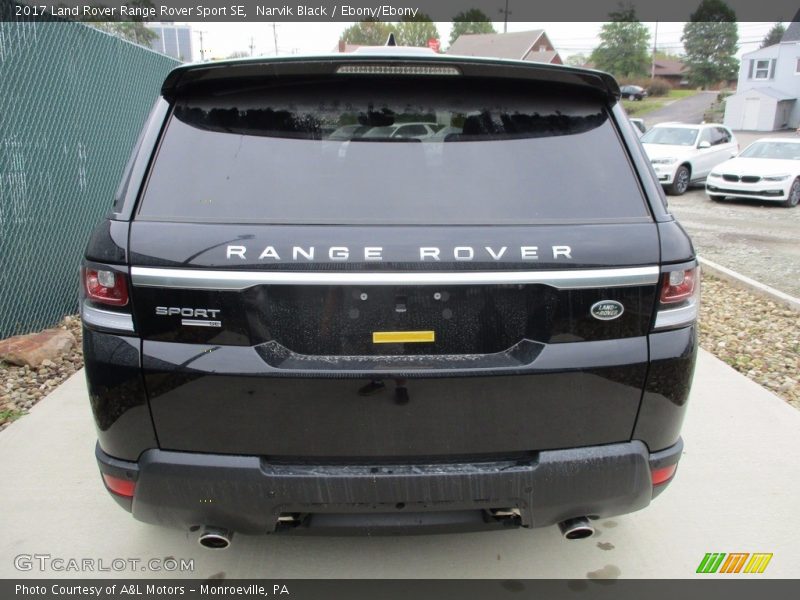 Narvik Black / Ebony/Ebony 2017 Land Rover Range Rover Sport SE