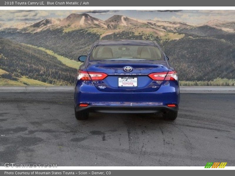 Blue Crush Metallic / Ash 2018 Toyota Camry LE