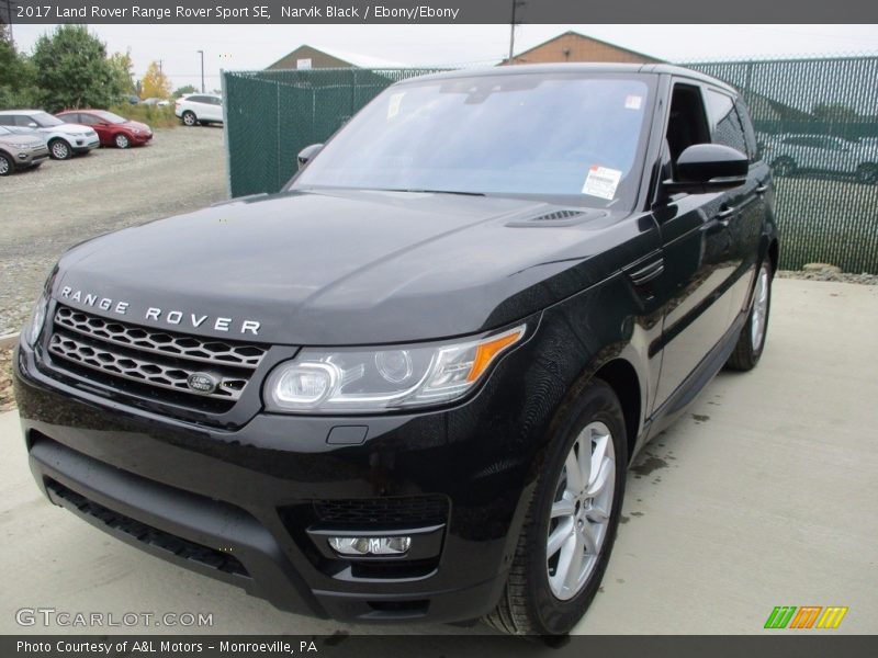 Narvik Black / Ebony/Ebony 2017 Land Rover Range Rover Sport SE