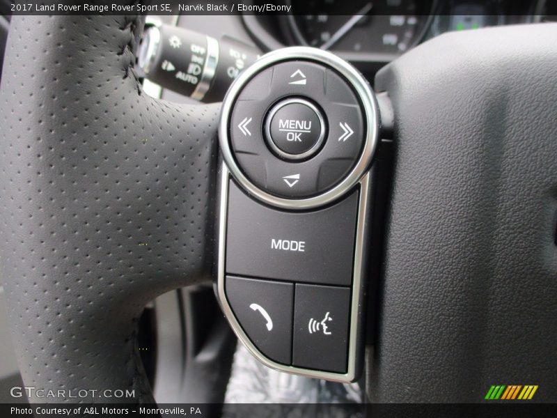 Narvik Black / Ebony/Ebony 2017 Land Rover Range Rover Sport SE