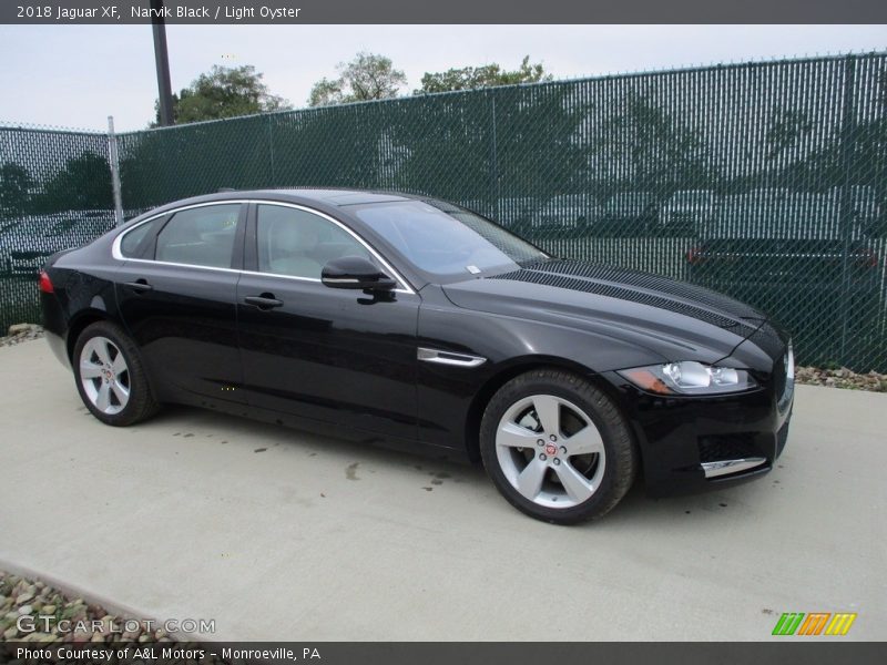 Narvik Black / Light Oyster 2018 Jaguar XF
